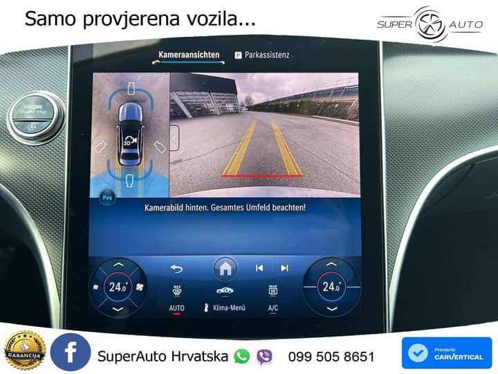 Mercedes C 200 Aut. AMG 204 KS, ACC+360+KEY+GR SJED+VIRT+LANE