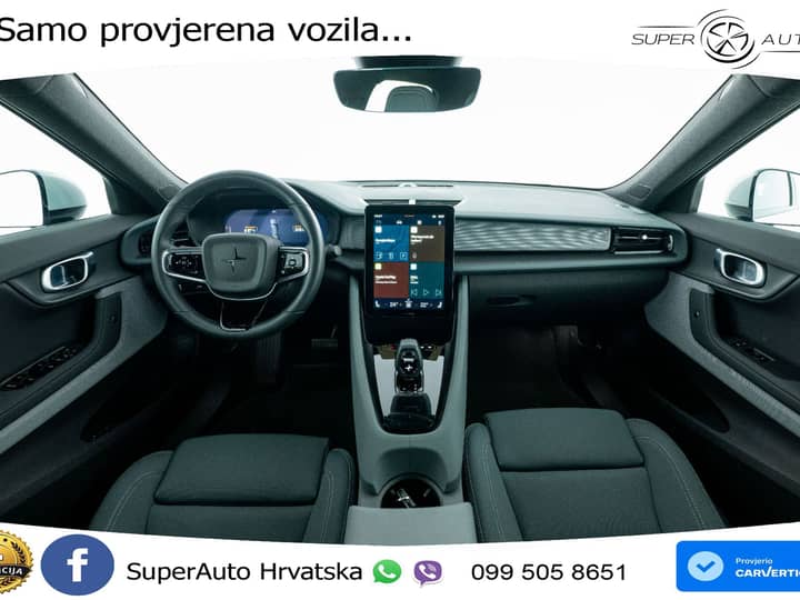 Polestar 2 64 kWh Standard Range 224 KS, KAM+GR SJED+VIRT+NAVI