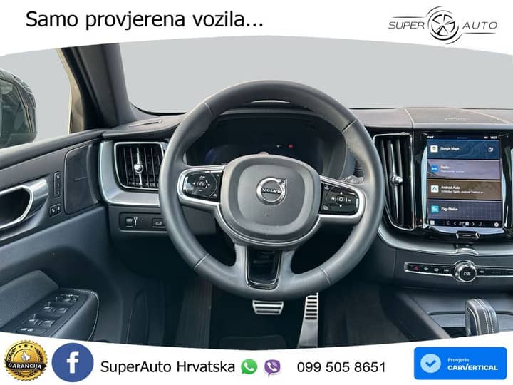 Volvo XC60 2.0d B4 Aut. R-Design 197 KS, ACC+360+GR SJED+PANO+HEAD+ASIST