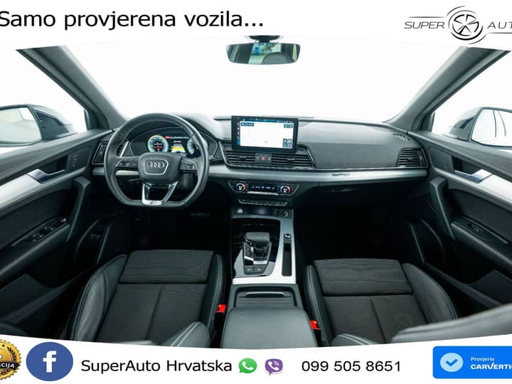 Audi Q5 50 TFSIe quattro S tronic 2xS line 299 KS, KAM+VIRT+NAVI