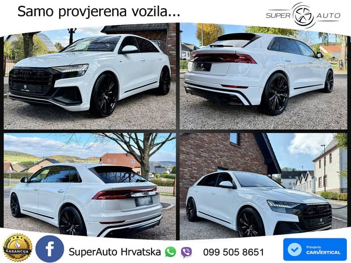Audi Q8 50 TDI V6 quattro tiptronic S Line 286 KS, ZRAČNI+ACC+GR SJED+360+PDC