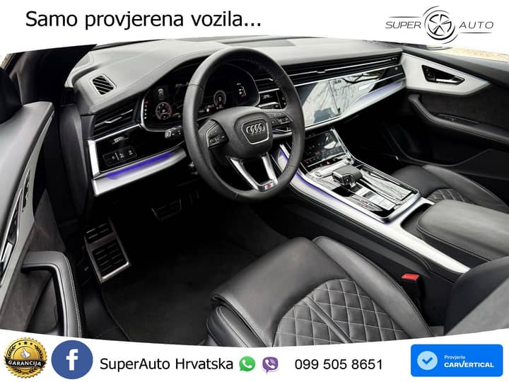 Audi Q8 50 TDI V6 quattro tiptronic S Line 286 KS, ZRAČNI+ACC+GR SJED+360+PDC
