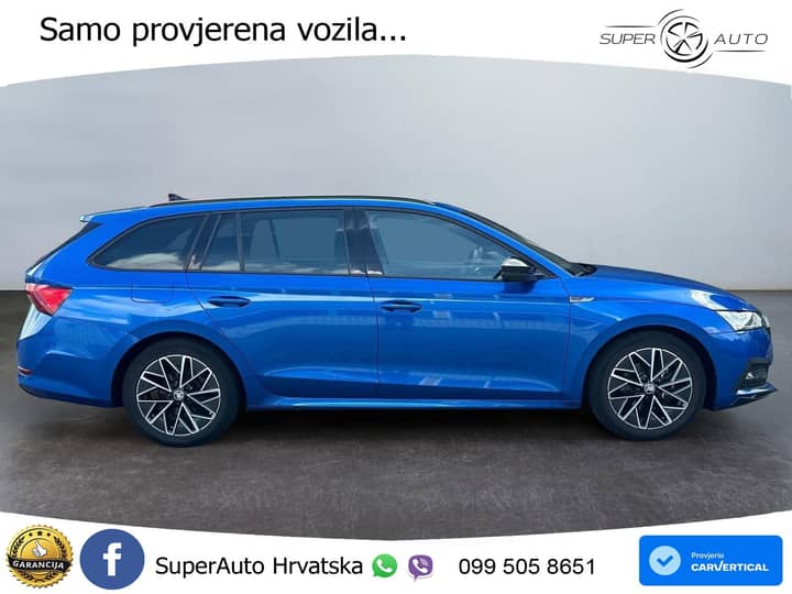 Škoda Octavia Combi 1.5 TSI Sportline 150 KS, KEY+VIRT+GR SJED+NAVI+LANE