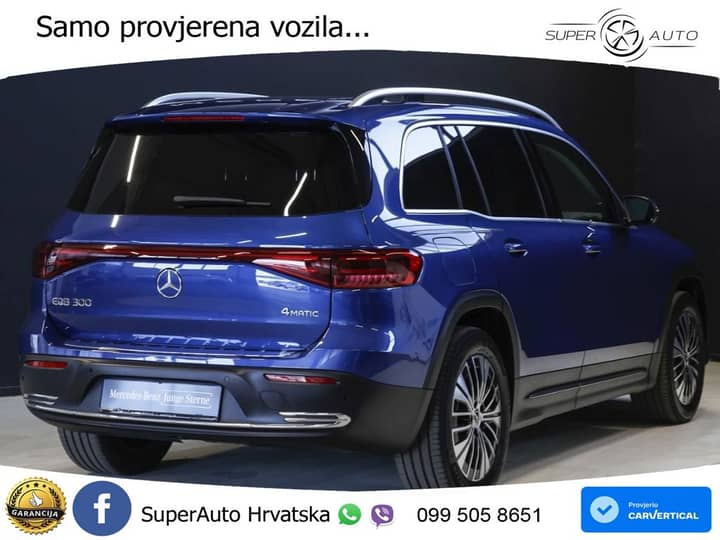 Mercedes EQB 300 4M Aut. Progressive 228 KS, PANO+KAM+GR SJED+VIRT+LED+LANE