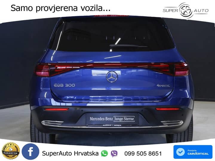 Mercedes EQB 300 4M Aut. Progressive 228 KS, PANO+KAM+GR SJED+VIRT+LED+LANE