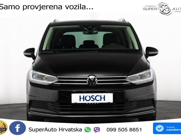 VW Touran 1.5 TSI DSG Comfortline 150 KS, 7-SJED+LED+ACC+GR SJED+PDC+VIRT