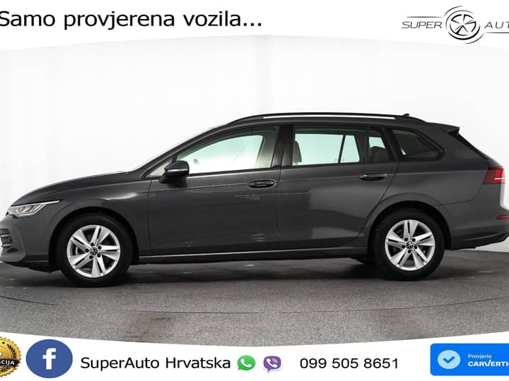 VW Golf 8 Variant 1.5 eTSI DSG Life 116 KS, LED+ACC+GR SJED+VIRT+PDC