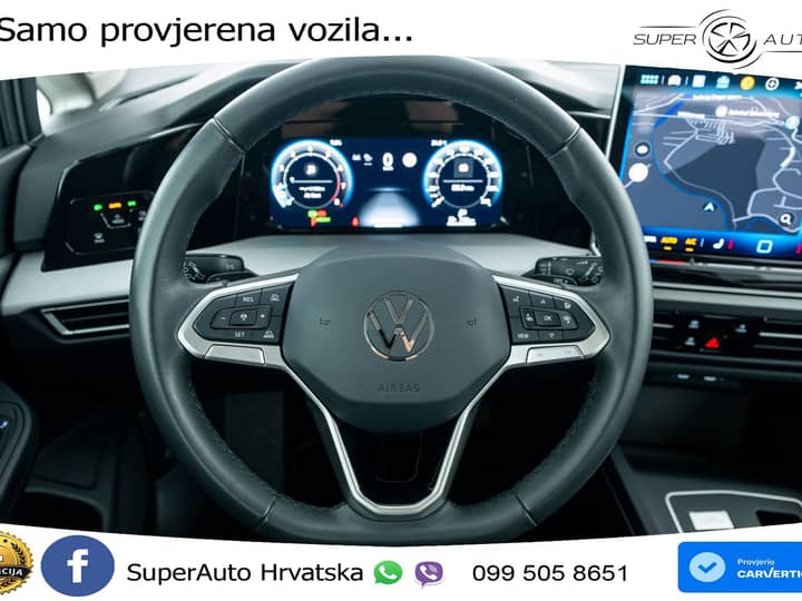 VW Golf 8 Variant 1.5 eTSI DSG Life 116 KS, LED+ACC+GR SJED+VIRT+PDC