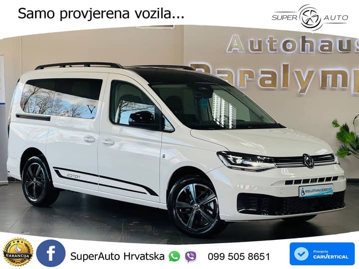 VW Caddy Maxi 2.0 TDI DSG 122 KS, RAMPA+ACC+LED+GR SJED+VIRT+ASIST