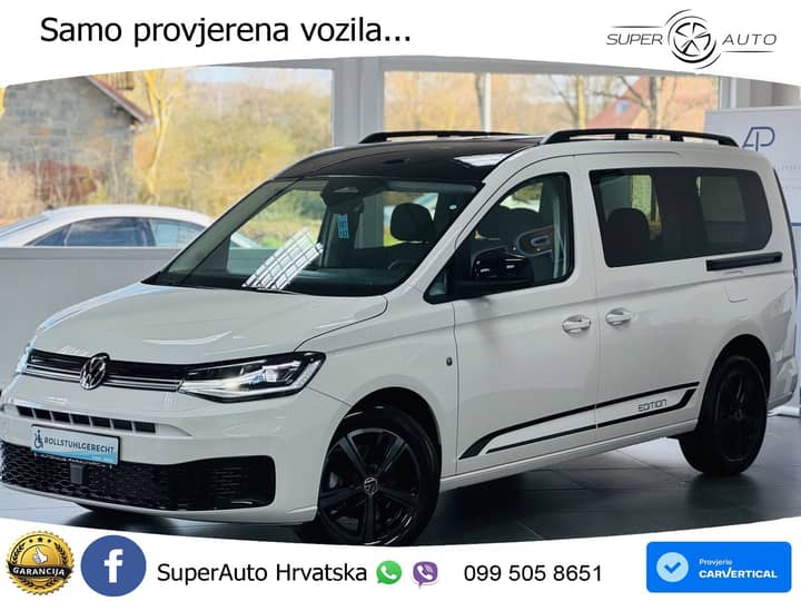 VW Caddy Maxi 2.0 TDI DSG 122 KS, RAMPA+ACC+LED+GR SJED+VIRT+ASIST