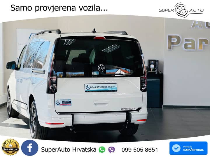 VW Caddy Maxi 2.0 TDI DSG 122 KS, RAMPA+ACC+LED+GR SJED+VIRT+ASIST