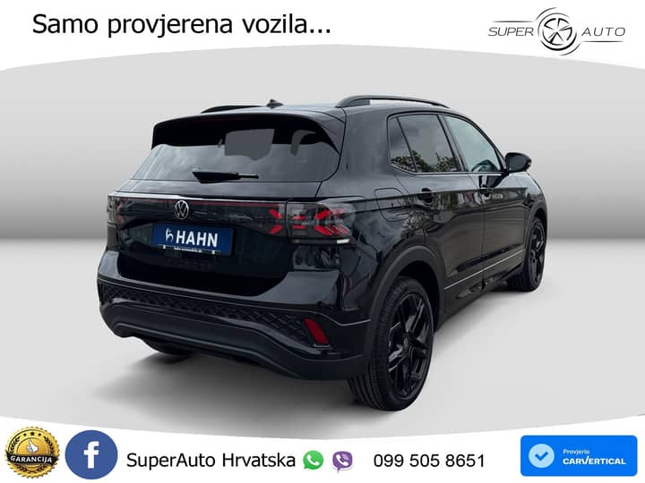 VW T-Cross 1.5 TSI DSG R-Line 150 KS, ACC+KAM+KEY+GR SJED+VIRT+LANE