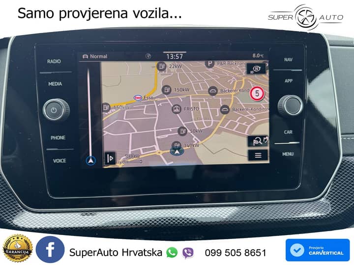 VW T-Cross 1.5 TSI DSG R-Line 150 KS, ACC+KAM+KEY+GR SJED+VIRT+LANE
