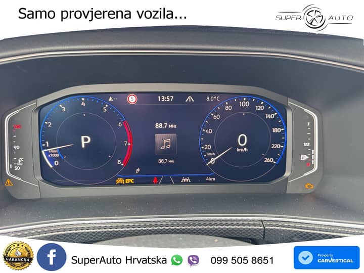 VW T-Cross 1.5 TSI DSG R-Line 150 KS, ACC+KAM+KEY+GR SJED+VIRT+LANE