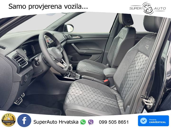 VW T-Cross 1.5 TSI DSG R-Line 150 KS, ACC+KAM+KEY+GR SJED+VIRT+LANE