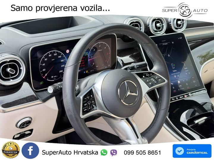 Mercedes GLC 220d 4M Aut. Avantgarde 197 KS, PANO+ZRAČ+360+GR SJED+ACC+HEAD+LANE