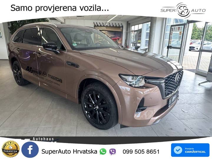 Mazda CX-80 3.3 e-Skyactiv AWD Aut. Homura 254 KS, PANO+360+ACC+GR SJED+KEY+LANE