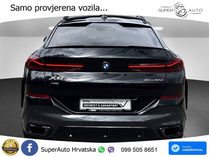 BMW X6 40d xDrive Steptronic M Sport 340 KS, LASER+ACC+4xGR SJED+360+PANO