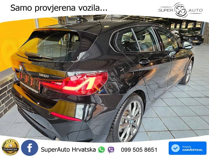 BMW 120i Steptronic SportLine 178 KS, KAM+VIRT+GR SJED+LED+LANE