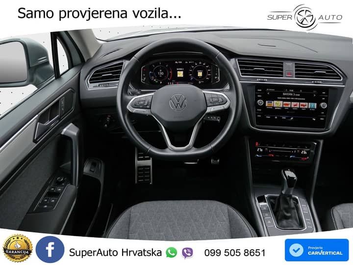 VW Tiguan Allspace Life 2.0 TDI Aut. 150 KS, LED+ACC+KAM+GR SJED+VIRT+PARK