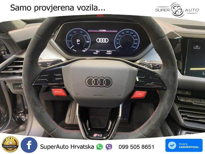 Audi e-tron GT RS quattro 843 KS, PANO+360+ACC+GR SJED+HEAD+KEY+LANE