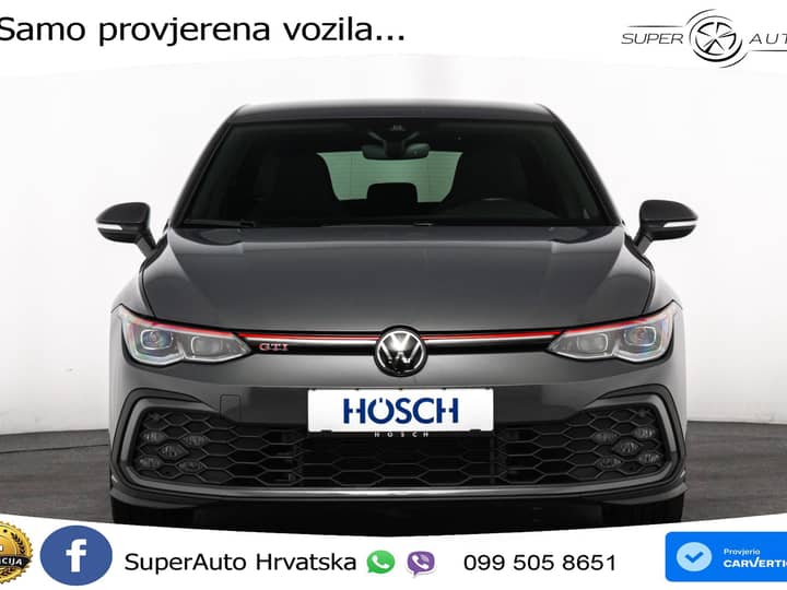 VW Golf 8 GTI 2.0 TSI DSG 245 KS, LED+ACC+GR SJED+KAM+VIRT+PDC