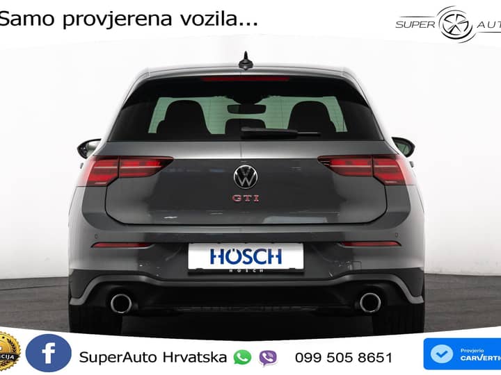 VW Golf 8 GTI 2.0 TSI DSG 245 KS, LED+ACC+GR SJED+KAM+VIRT+PDC