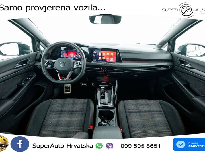 VW Golf 8 GTI 2.0 TSI DSG 245 KS, LED+ACC+GR SJED+KAM+VIRT+PDC