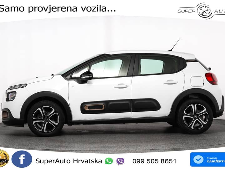 Citroen C3 1.2 PureTech 110 KS, LED+TEM+KLIMA+DAB