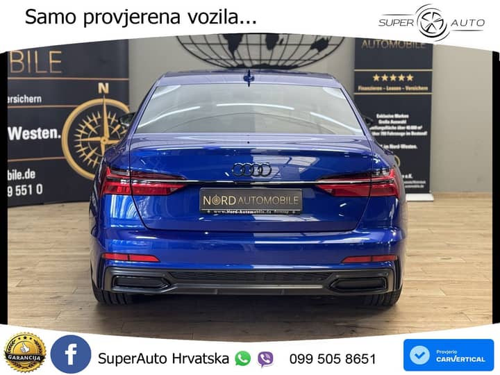 Audi A6 35 TDI S tronic S line 163 KS, ACC+GR SJED+VIRT+NAVI