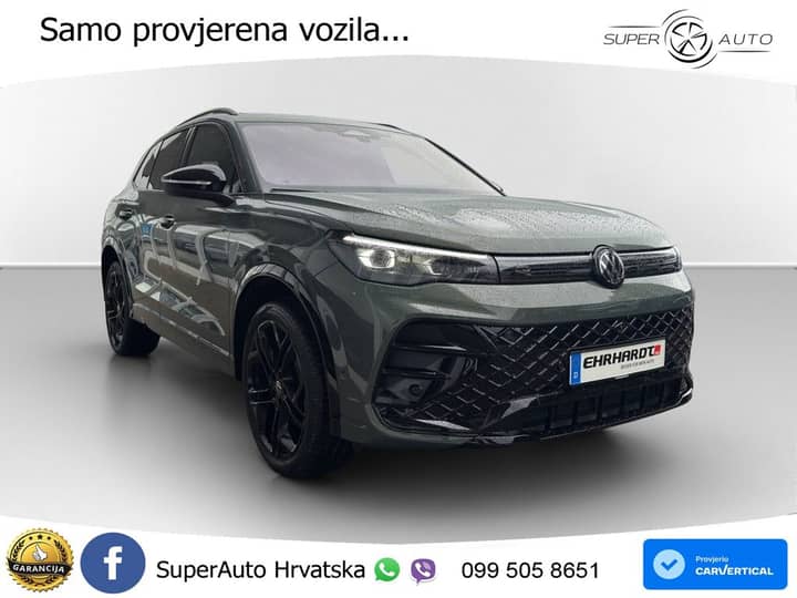 VW Tiguan 2.0 TDI DSG 4M R-Line 193 KS, LED+ACC+PANO+4xGR SJED+HEAD+MASAŽA