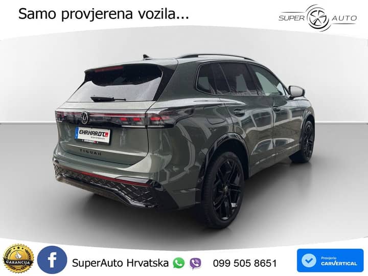 VW Tiguan 2.0 TDI DSG 4M R-Line 193 KS, LED+ACC+PANO+4xGR SJED+HEAD+MASAŽA