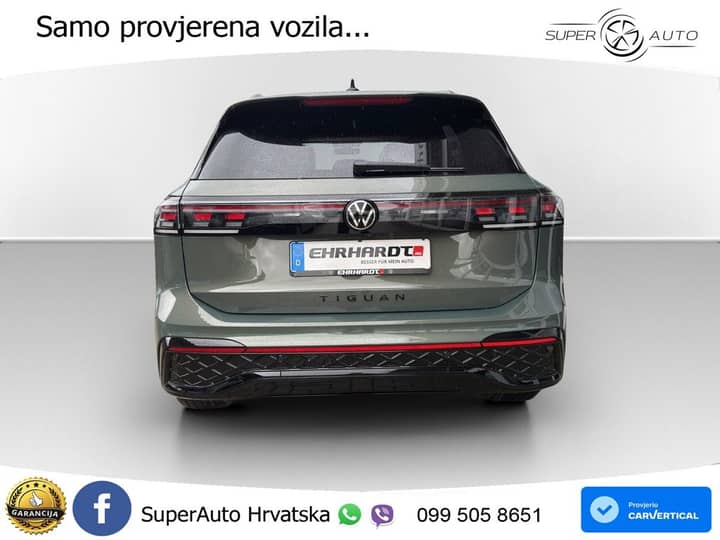 VW Tiguan 2.0 TDI DSG 4M R-Line 193 KS, LED+ACC+PANO+4xGR SJED+HEAD+MASAŽA