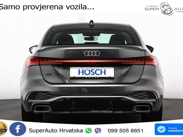 Audi A5 2.0 TFSI S tronic 2xS line 204 KS, ACC+KAM+GR SJED+VIRT+NAVI