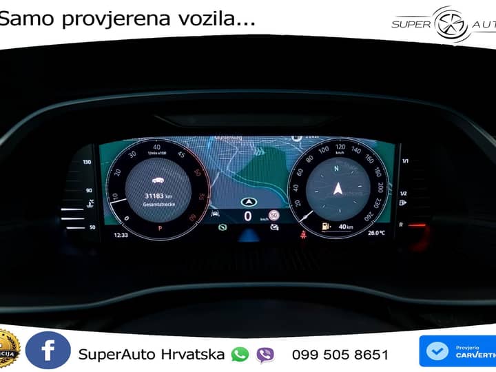 Škoda Octavia Combi 2.0 TDI DSG Selection 150 KS, KAM+4xGR SJED+PANO+HEAD