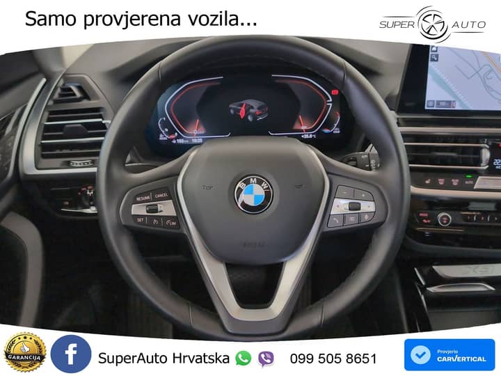 BMW X3 xDrive 20d Aut. 190 KS, KAM+LED+GR SJED+VIRT+NAVI