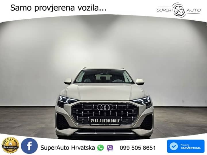 Audi Q8 55 TFSIe quattro Aut. 394 KS, ZRAČNI+360+ACC+GR SJED+KEY+HEAD+LANE