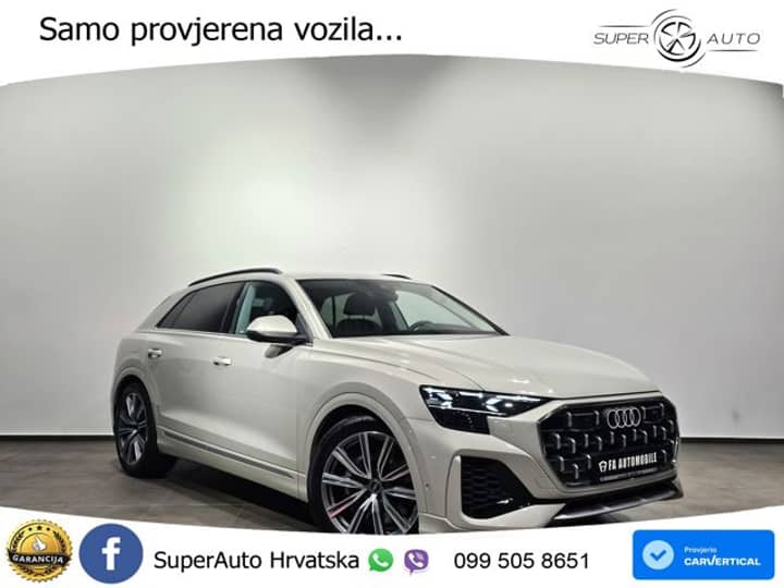 Audi Q8 55 TFSIe quattro Aut. 394 KS, ZRAČNI+360+ACC+GR SJED+KEY+HEAD+LANE