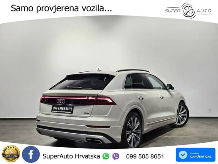 Audi Q8 55 TFSIe quattro Aut. 394 KS, ZRAČNI+360+ACC+GR SJED+KEY+HEAD+LANE