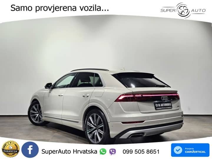 Audi Q8 55 TFSIe quattro Aut. 394 KS, ZRAČNI+360+ACC+GR SJED+KEY+HEAD+LANE