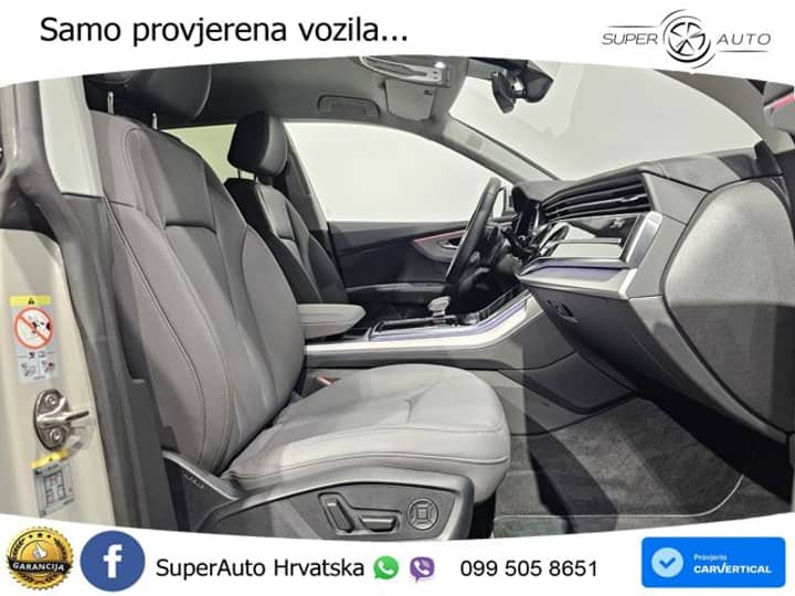 Audi Q8 55 TFSIe quattro Aut. 394 KS, ZRAČNI+360+ACC+GR SJED+KEY+HEAD+LANE