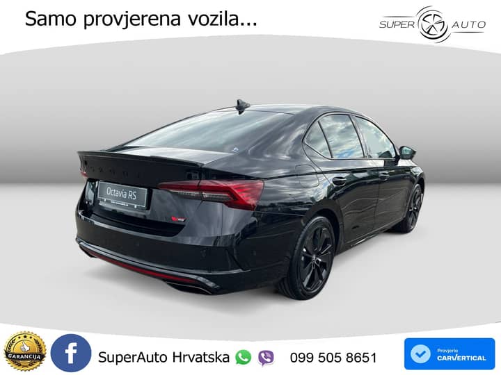 Škoda Octavia 2.0 TSI DSG RS 265 KS, ACC+KAM+KEY+GR SJED+HEAD+VIRT+LANE
