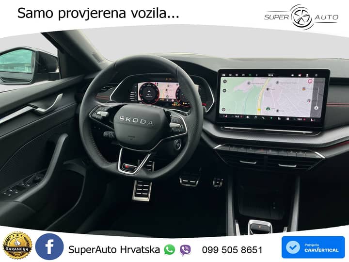 Škoda Octavia 2.0 TSI DSG RS 265 KS, ACC+KAM+KEY+GR SJED+HEAD+VIRT+LANE