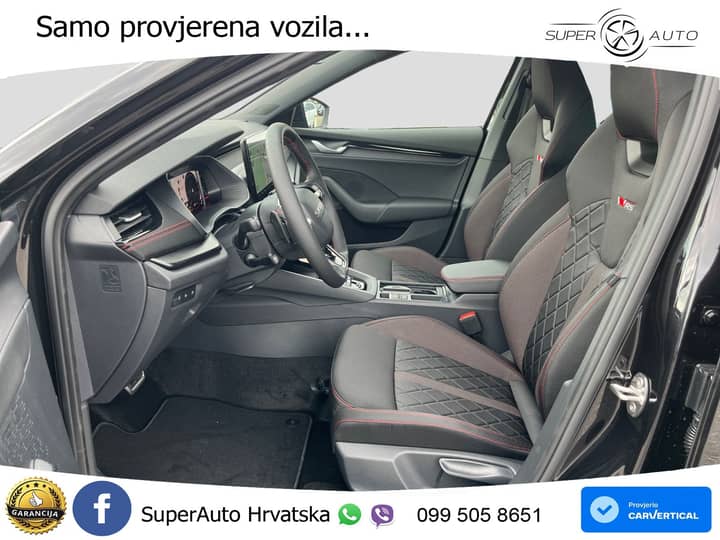 Škoda Octavia 2.0 TSI DSG RS 265 KS, ACC+KAM+KEY+GR SJED+HEAD+VIRT+LANE