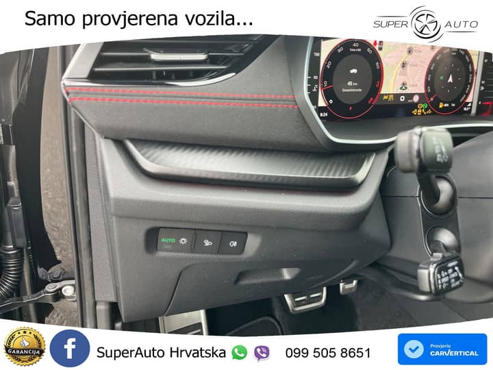 Škoda Octavia 2.0 TSI DSG RS 265 KS, ACC+KAM+KEY+GR SJED+HEAD+VIRT+LANE