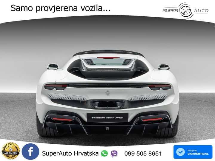 Ferrari 296 GTS 3.0 V6 PHEV Aut. 830 KS, ACC+LED+KAM+GR SJED+VIRT+ASIST