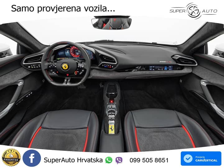Ferrari 296 GTS 3.0 V6 PHEV Aut. 830 KS, ACC+LED+KAM+GR SJED+VIRT+ASIST