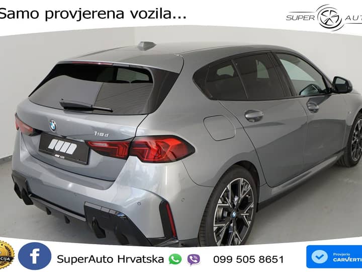 BMW 118d Aut. Sport 150 KS, LED+ACC+VIRT+KAM+PARK