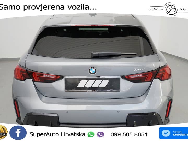 BMW 118d Aut. Sport 150 KS, LED+ACC+VIRT+KAM+PARK