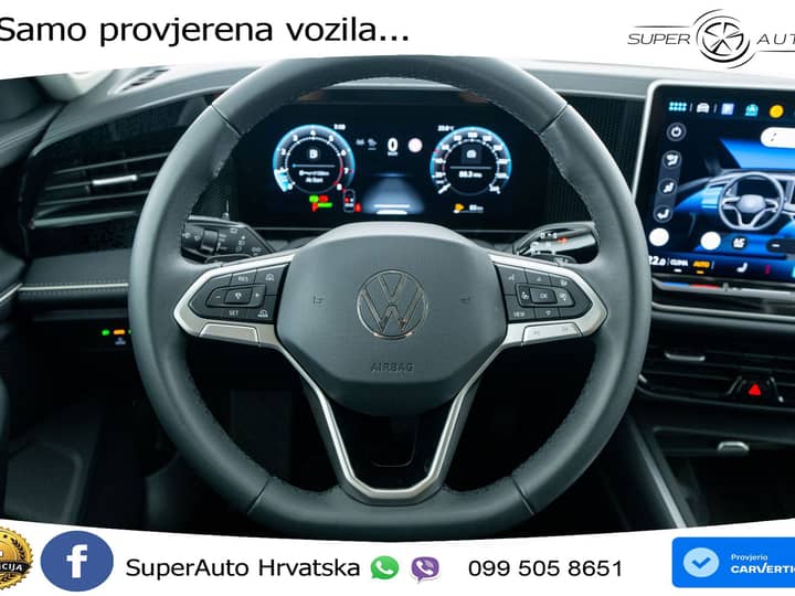 VW Passat Variant 1.5 eTSI DSG Business 150 KS, ACC+360+GR SJED+VIRT+NAVI+MASAŽA